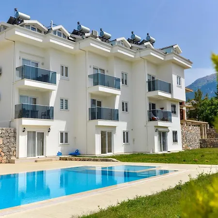公寓 Manolya Apart - 2 Bedroom Holiday In Oludeniz 费特希耶